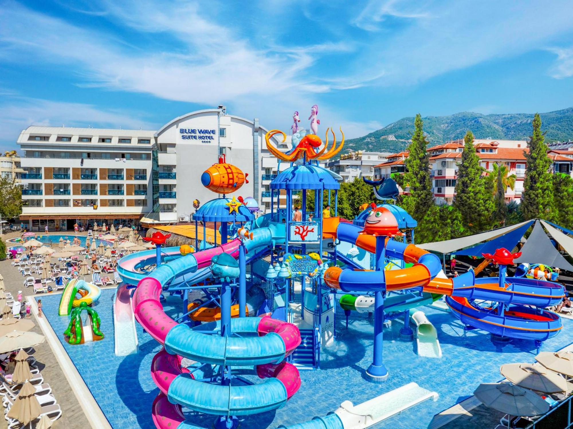 Blue Wave Suite Hotel Alanya Exterior foto