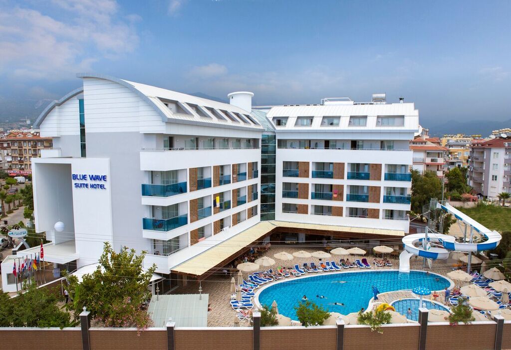 Blue Wave Suite Hotel Alanya Exterior foto